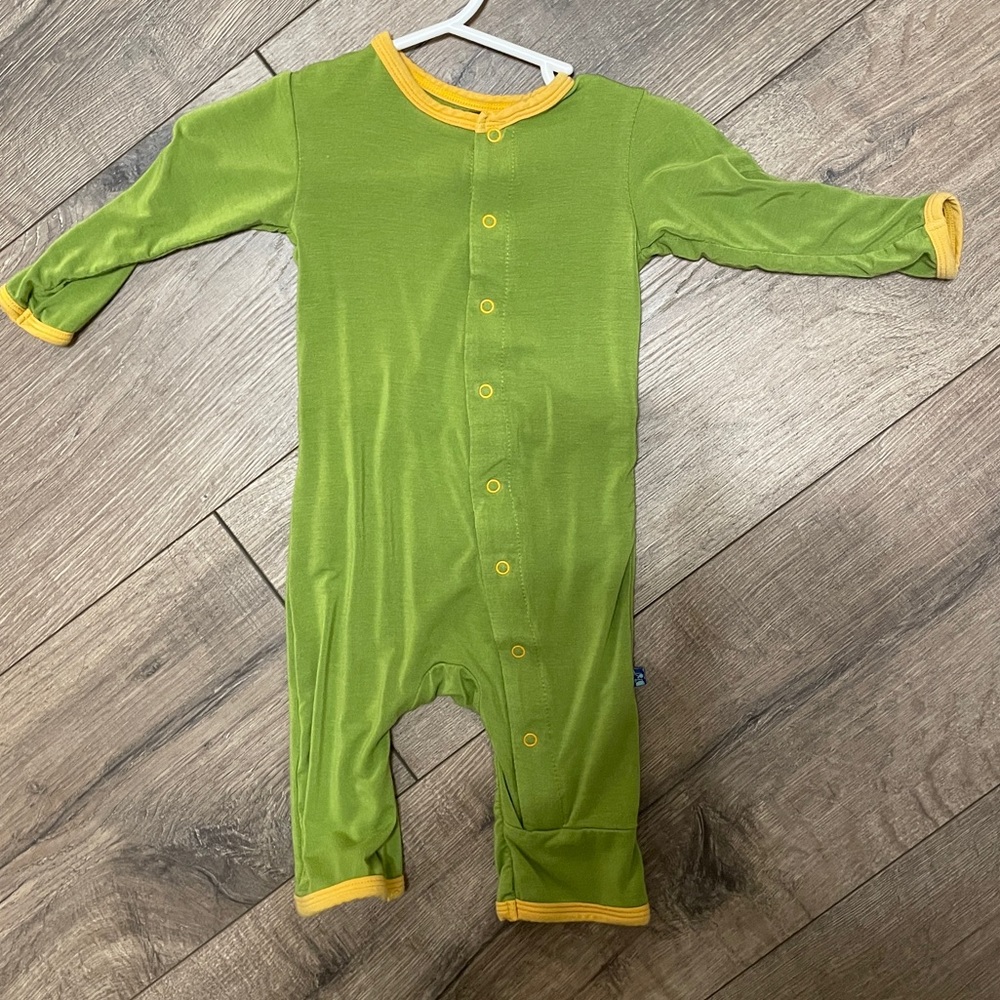 Kickee Pants coverall with duck